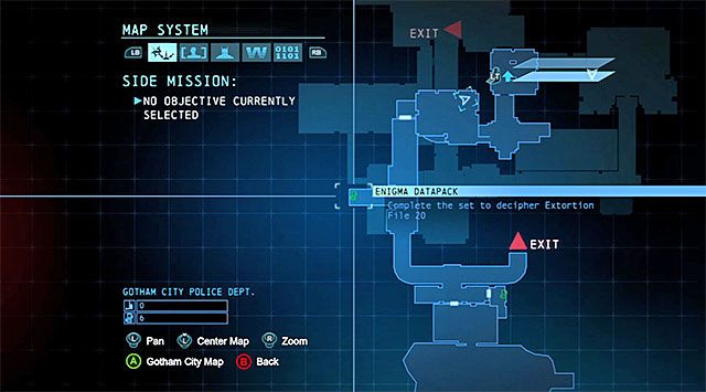 Sekret znajduje się w centralnej części kanałów [Burnley Sewers] przebiegających pod komisariatem policji i możesz tam dotrzeć od strony podziemi budynku lub od strony włazu zlokalizowanego na północ od komisariatu - Plik z danymi 20 (Burnley) - Batman: Arkham Origins - poradnik do gry