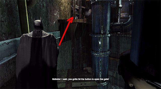 Zacznij od użycia haka na półce zlokalizowanej po lewej stronie - Wgraj bazę przestępców do bat-komputera | Główny wątek w Batman Arkham Origins - Batman: Arkham Origins - poradnik do gry