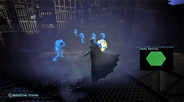 Jeśli chcesz możesz oślepić wrogów gaśnicą - Zbadaj hutę - eksploracja huty | Główny wątek w Batman Arkham Origins - Batman: Arkham Origins - poradnik do gry