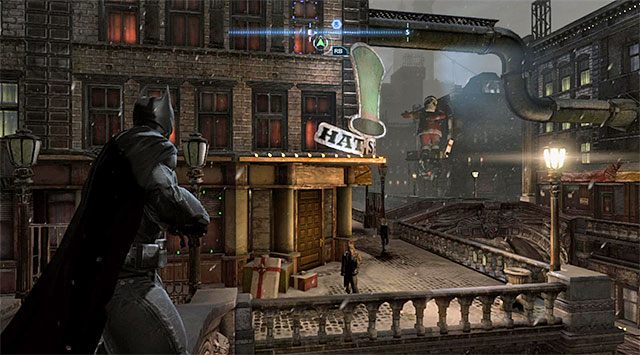 Możesz już wyruszyć do sklepu należącego do szaleńca, który znajduje się w centralnej części dzielnicy o nazwie Zaułki [The Bowery] (powyższe screeny) - Szalony Kapelusznik (The Mad Hatter) - Batman: Arkham Origins - poradnik do gry