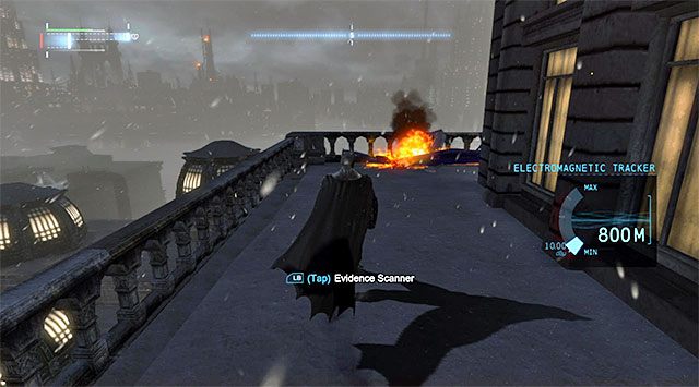 Kolejny krok to odnalezienia tylnego śmigła maszyny latającej - Sprawa 1224-4 - Wypadek helikoptera | Raport dotyczący sprawy - Batman: Arkham Origins - poradnik do gry