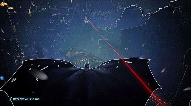 Musisz ponownie podążać za czerwoną linią - Sprawa 1224-4 - Wypadek helikoptera | Raport dotyczący sprawy - Batman: Arkham Origins - poradnik do gry