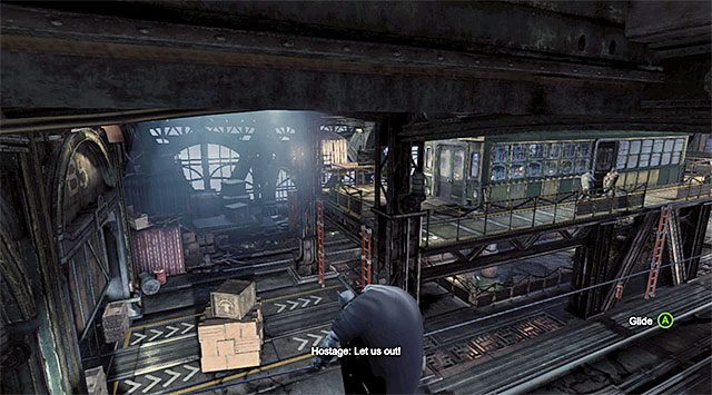 Rozwinięcie liny pozwoli ci na zaplanowanie ataków i unikanie wrogów - Rozbrój bombę na stacji kolejowej | Główny wątek w Batman Arkham Origins - Batman: Arkham Origins - poradnik do gry