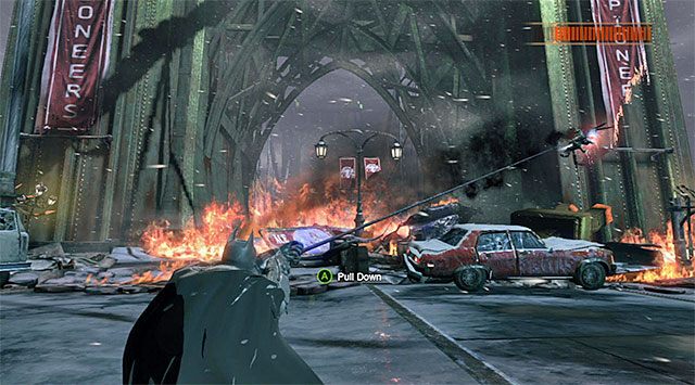 Musisz użyć pazura żeby złapać bossa - Pokonaj Świetlika | Główny wątek w Batman Arkham Origins - Batman: Arkham Origins - poradnik do gry