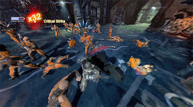 Używaj rękawic elektrycznych do szybkiego eliminowania kolejnych skazańców - Powstrzymaj Jokera #2 - blok więzienny B | Główny wątek w Batman Arkham Origins - Batman: Arkham Origins - poradnik do gry