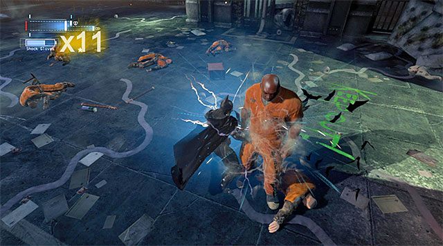 Rękawice przydadzą ci się też do pozbycia się najtrudniejszego przeciwnika - Powstrzymaj Jokera #2 - blok więzienny B | Główny wątek w Batman Arkham Origins - Batman: Arkham Origins - poradnik do gry