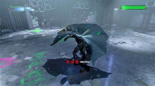 Zaczynaj od ogłuszenia Banea peleryną - Pokonaj Banea #2 | Główny wątek w Batman Arkham Origins - Batman: Arkham Origins - poradnik do gry