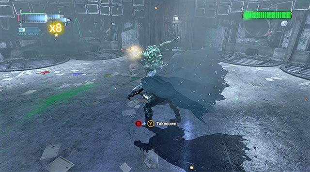 Nie zapominaj o wciśnięciu na koniec właściwej kombinacji przycisków - Pokonaj Banea #2 | Główny wątek w Batman Arkham Origins - Batman: Arkham Origins - poradnik do gry