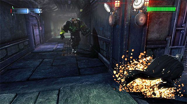 W uniknięciu złapania przez Banea mogą ci pomagać m.in. kulki dymne - Pokonaj Banea #2 | Główny wątek w Batman Arkham Origins - Batman: Arkham Origins - poradnik do gry