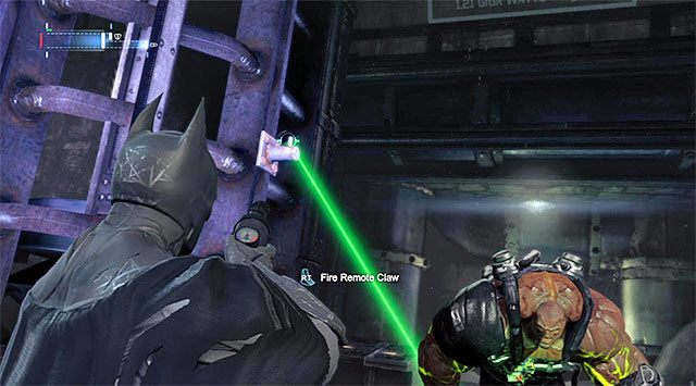 Wyceluj w dwa interaktywne punkty - Pokonaj Banea #2 | Główny wątek w Batman Arkham Origins - Batman: Arkham Origins - poradnik do gry