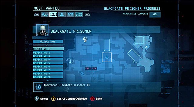 Tak jak już zostało to wyżej powiedziane musisz aresztować 20 różnych osób i możesz do nich docierać w dowolnej kolejności - Uciekinierzy z Blackgate (Escaped Blackgate prisoners) | Poszukiwani przestępcy - Batman: Arkham Origins - poradnik do gry