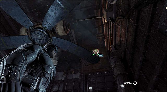 Szyb wentylacyjny - Dotarcie do apartamentu Jokera - zachodnia wieża | Główny wątek w Arkham Origins - Batman: Arkham Origins - poradnik do gry