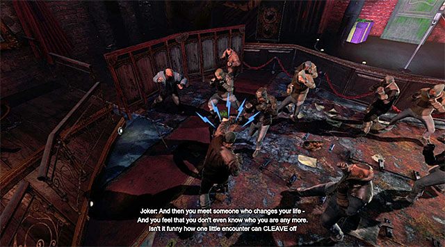Musisz wyeliminować wszystkich przeciwników - Spotkanie z panią psycholog - Joker | Główny wątek w Batman Arkham Origins - Batman: Arkham Origins - poradnik do gry