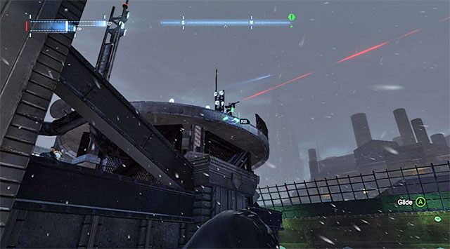 Jeden ze snajperów może okupować lądowisko - Przeskanuj trupa w kostnicy policyjnej | Główny wątek w Batman Arkham Origins - Batman: Arkham Origins - poradnik do gry
