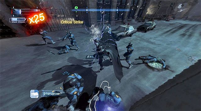 Rękawice elektryczne ułatwią ci pozbycie się najlepiej wyposażonych policjantów - Przeskanuj trupa w kostnicy policyjnej | Główny wątek w Batman Arkham Origins - Batman: Arkham Origins - poradnik do gry