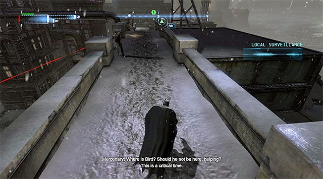 Kolejny snajper - Odszukaj lokalizator umieszczony na Baneie | Główny wątek w Arkham Origins - Batman: Arkham Origins - poradnik do gry