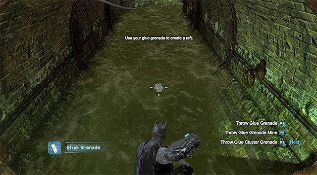 Po wygranej bitwie zlokalizuj osłabiony fragment ściany i zniszcz go z użyciem wybuchowego żelu - Odszukaj lokalizator umieszczony na Baneie | Główny wątek w Arkham Origins - Batman: Arkham Origins - poradnik do gry