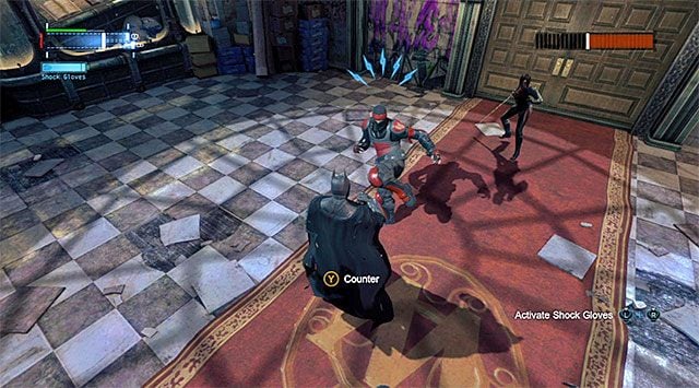 Pilnuj się w trakcie bezpośrednich starć z ekspertami od sztuk walk - Shiva | Poszukiwani przestępcy w Batman Arkham Origins - Batman: Arkham Origins - poradnik do gry