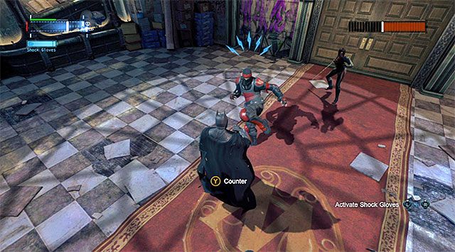 Pilnuj się w trakcie bezpośrednich starć z ekspertami od sztuk walk - Shiva | Walki z bossami w Batman Arkham Origins - Batman: Arkham Origins - poradnik do gry