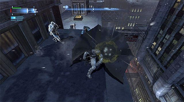 Uważaj na wroga z tarczą i nie daj się zepchnąć z dachu - Sprawa 1224-5 - Napad w Burnley | Raport dotyczący sprawy w Arkham Origins - Batman: Arkham Origins - poradnik do gry