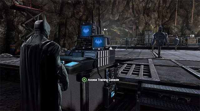 Konsola treningowa powiązana z opcjonalnymi wyzwaniami - Przesłuchaj handlarza bronią pracującego dla Pingwina | Główny wątek - Batman: Arkham Origins - poradnik do gry