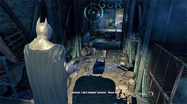 Zniknij gangsterom z pola widzenia z pomocą kulki dymnej - Wyłącz sygnał zakłócający | Główny wątek w Batman Arkham Origins - Batman: Arkham Origins - poradnik do gry