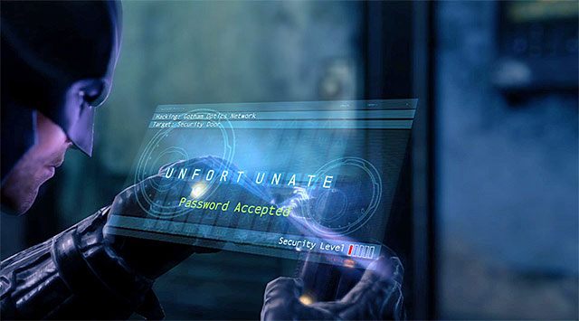Wyłącz na dobre tryb detektywa i wybierz z inwentarza deszyfrator sekwencyjny (Cryptographic Sequencer) - Wyłącz sygnał zakłócający | Główny wątek w Batman Arkham Origins - Batman: Arkham Origins - poradnik do gry