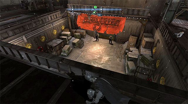 Wrogowie pilnujący dolnych drzwi - Przedostań się na pokład okrętu Pingwina | Główny wątek w Batman Arkham Origins - Batman: Arkham Origins - poradnik do gry