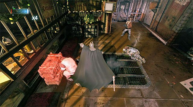 Powstrzymuj wrogów przed zabieraniem nowych broni ze skrzyń - Zlokalizuj Pingwina | Główny wątek w Batman Arkham Origins - Batman: Arkham Origins - poradnik do gry