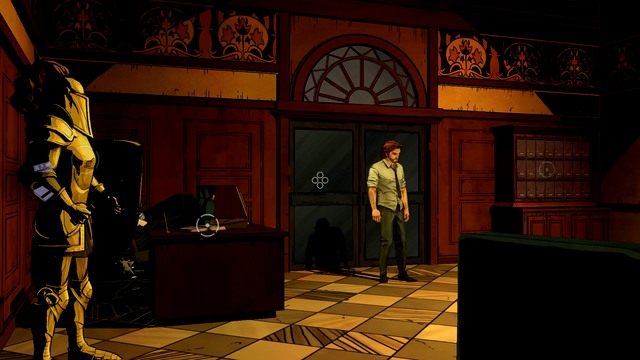 Hol głównego budynku w Woodlands - The Woodlands | Epizod 1 - Faith | The Wolf Among Us - The Wolf Among Us - sezon 1 - poradnik do gry