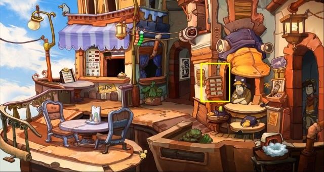 Przenieś się do Bellevue i pogadaj z ojcem - Zaproś Goal na randkę | Dogadaj się z Wielmożną Goal | Chaos on Deponia - Chaos on Deponia - poradnik do gry