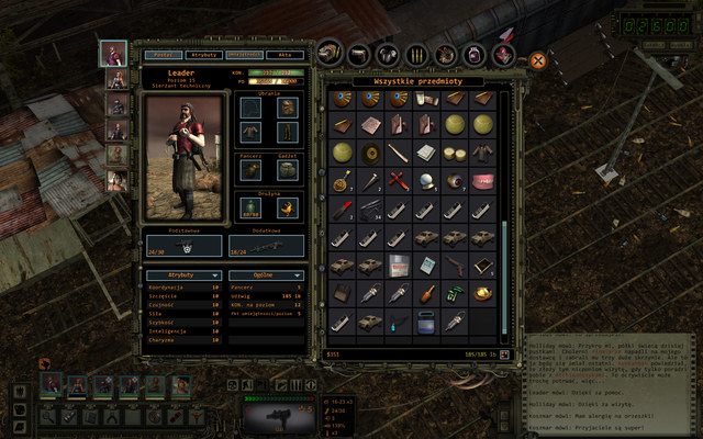 Ekran postaci. - Ekran postaci i ekwipunek w Wasteland 2 | Podstawy rozgrywki - Wasteland 2 - poradnik do gry