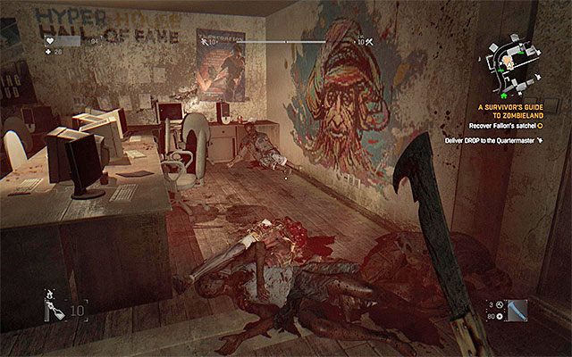 Uważaj na eksplodującego zombiaka wewnątrz kawiarenki - 18 - Jak przeżyć w krainie zombie (A Survivors Guide to Zombieland) | Poboczne zadania - Slumsy - Dying Light - poradnik do gry