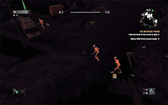 Zaczekaj aż wszystkie nocne odmiany zarażonych wyjdą z tunelu - 22 - Teoria wielkiego wybuchu (The Big Bang Thesis) | Poboczne zadania - Slumsy - Dying Light - poradnik do gry