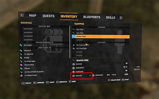Jedną z wielu cech wspólnych pomiędzy Dead Island a Dying Light jest to, że wykorzystywane przez głównego bohatera bronie stopniowo się zużywają - Naprawianie broni w Dying Light | Crafting - Dying Light - poradnik do gry