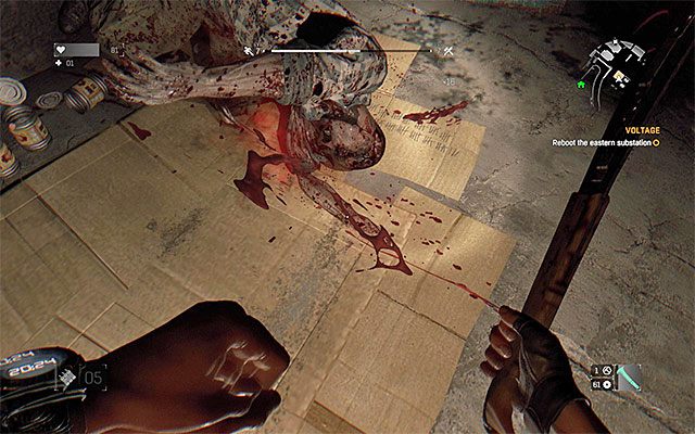 Przykład broni siecznej - Bronie do walki wręcz w Dying Light | Walka - Dying Light - poradnik do gry