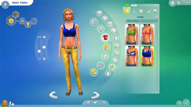 Jeśli jednak zdecydujesz się kompletować sam swoje stroje (co polecam zrobić samemu) masz do dyspozycji naprawdę szeroki asortyment - Sims 4: Ubiór Sima - tworzenie, kreator, CAS - Sims 4 - poradnik do gry