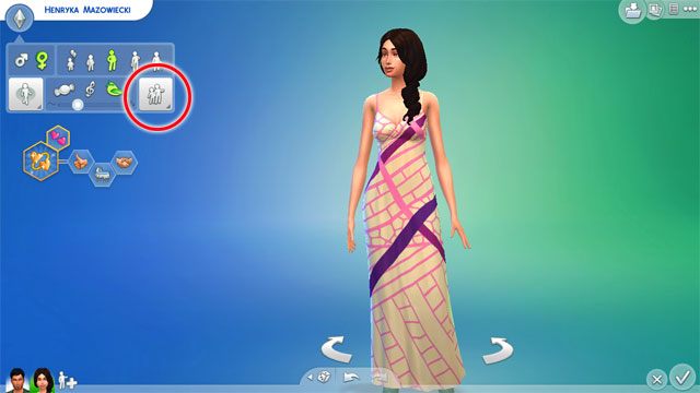 Gdy stworzysz przynajmniej dwóch Simów będziesz mógł zdefiniować ich relacje, co odbywa się za pomocą przycisku po prawej stronie od definiowania głosu Sima - Sims 4: Kolejne Simy, edycja związków - tworzenie, kreator, CAS - Sims 4 - poradnik do gry