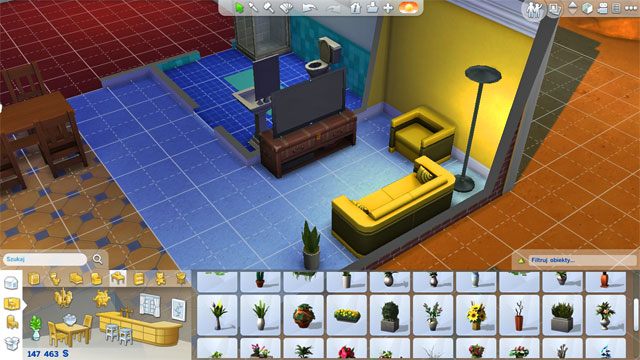 Tutaj potrzebujesz kanapę lub fotel - Sims 4: Urządzanie domu, porady - Sims 4 - poradnik do gry