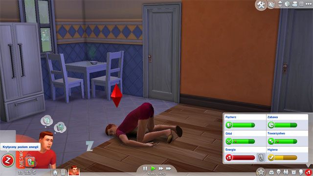 Simowie muszą wypoczywać - Sims 4: Potrzeby - pasek potrzeb, jak dbać? - Sims 4 - poradnik do gry