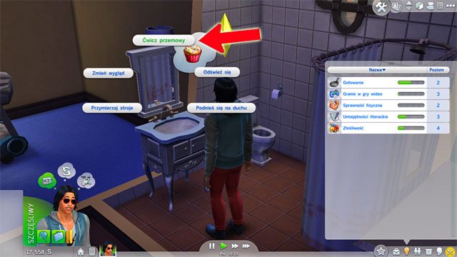 Charyzmy najprościej nauczyć się przed lustrem - wystarczy Poćwiczyć gadki - Sims 4: Charyzma - jak rozwijać? Umiejętności, porady - Sims 4 - poradnik do gry