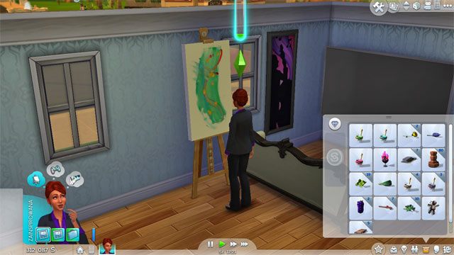 Wraz z rozwojem umiejętności malowane przez Sima obrazy są coraz lepsze - Sims 4: Malowanie - jak rozwijać? Umiejętności, porady - Sims 4 - poradnik do gry