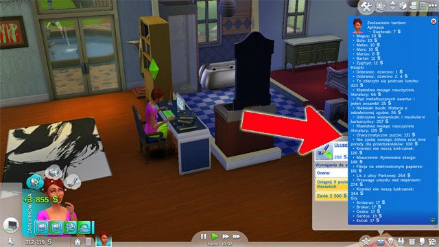 Zostanie Powieściopisarzem (7 A) wymaga od Ciebie dalszego rozwoju umiejętności literackich - rozwinięcie na 8 - Sims 4: Literacka kariera, porady - Sims 4 - poradnik do gry