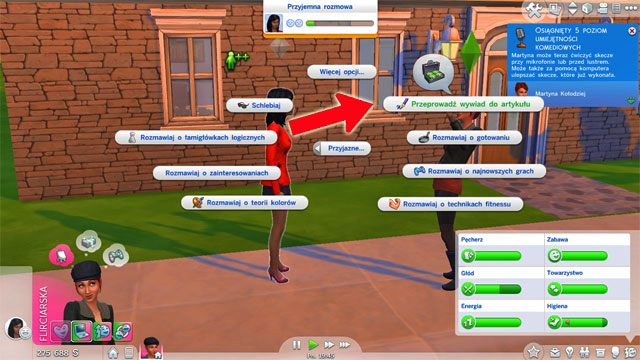 Jeśli zdecydujesz się na ścieżkę dziennikarza awansujesz na Lokalnego dziennikarza (6 B) - Sims 4: Literacka kariera, porady - Sims 4 - poradnik do gry