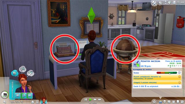 W końcu awansujesz na Redaktora naczelnego (9 B) - Sims 4: Literacka kariera, porady - Sims 4 - poradnik do gry