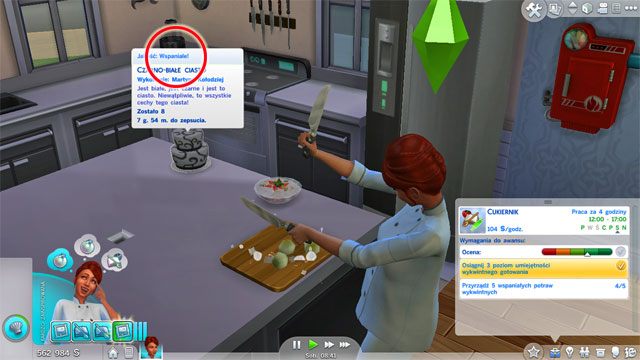 Decydując się na Kucharza (A) zostajesz Żywieniowcem (6 A) - Sims 4: Kulinarna kariera, porady - Sims 4 - poradnik do gry