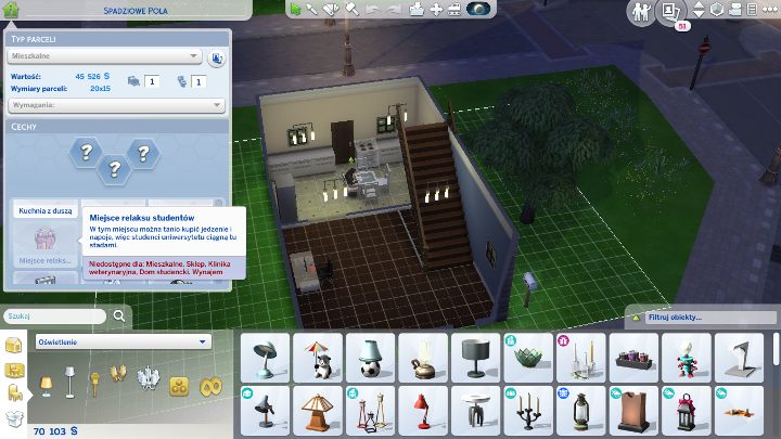 Cechy parceli dostosowane pod studentów również były konieczne. - Sims 4 Uniwersytet: Nowe aspiracje, cechy, obiekty, ubrania - Sims 4 - poradnik do gry