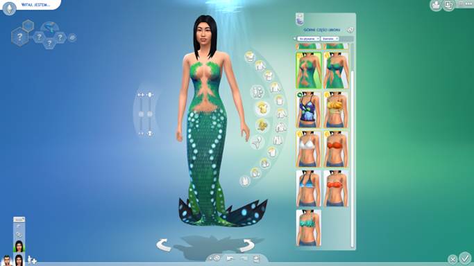 Rasę syreny możesz wybrać w menu tworzenia nowego Sima. - Sims 4 Wyspiarskie życie: Syreny - nowa rasa - Sims 4 - poradnik do gry