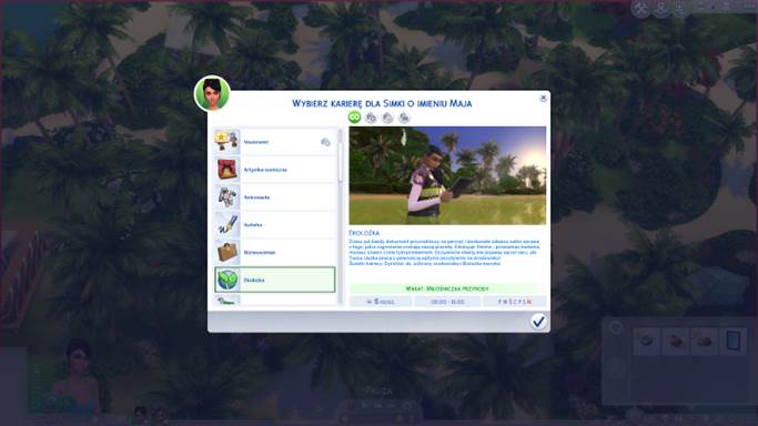 Główną umiejętnością ekologa jest logika. - Sims 4 Wyspiarskie życie: Ekolog - nowa kariera, jak rozwijać? - Sims 4 - poradnik do gry
