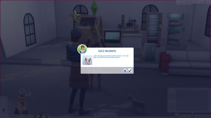 Po otwarciu kliniki szybko pojawią się w niej zwierzaki wraz z ich właścicielami - Sims 4 Psy i koty: Klinika weterynaryjna - Sims 4 - poradnik do gry